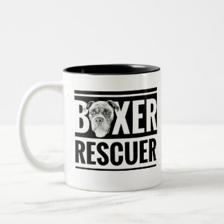 Boxer-Retter Zweifarbige Tasse