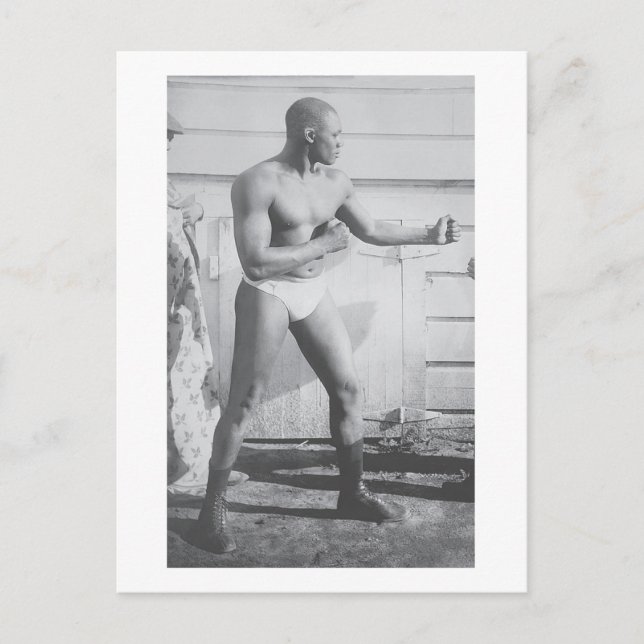 Boxer Sam Langford Postkarte (Vorderseite)