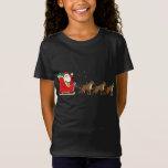 Boxer Santa Christmas Sleigh - Funny Boxer Dog Xma T-Shirt<br><div class="desc">Boxer Santa Christmas Sleigh - Funny Boxer Dog Xmas</div>
