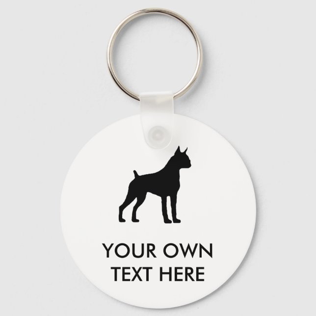 Boxer Schlüsselanhänger (Vorderseite)