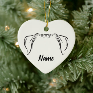 Boxer-Schmuck - PAWSitiv gehorsam Keramik Ornament