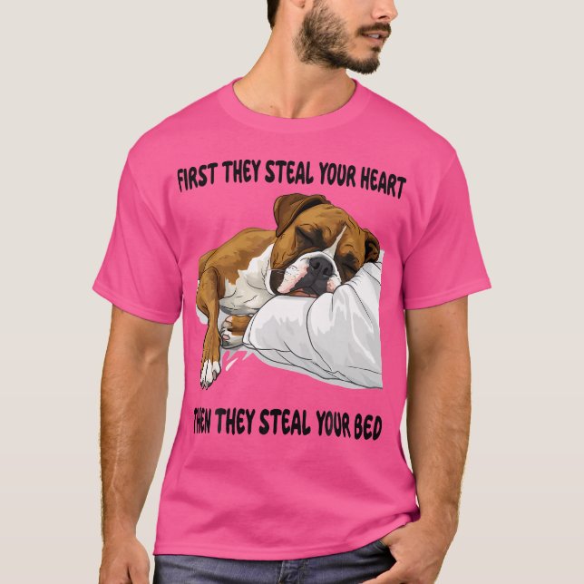 Boxer Sleeping Nightgown T-Shirt (Vorderseite)