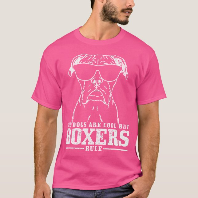 Boxer Sprichwort Funny Dog Boxer T-Shirt (Vorderseite)