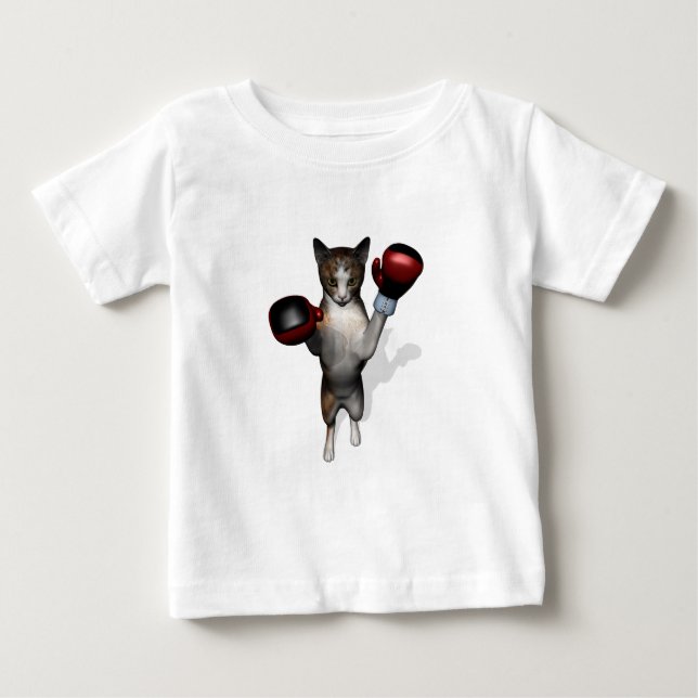 Boxer Tabby Baby T-shirt (Vorderseite)
