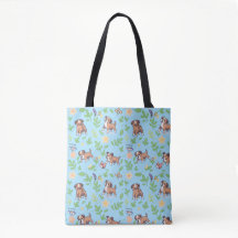 Boxer-Tasche Süße Frühlingsblumen Kawaii Hund
