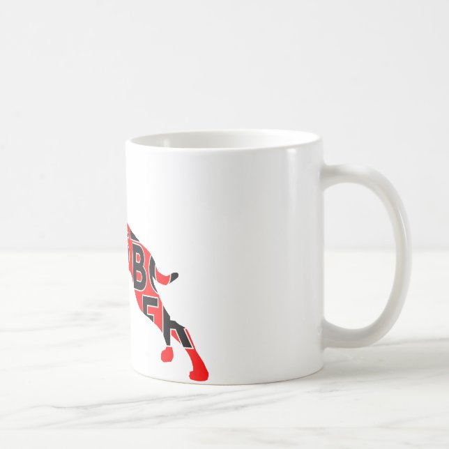 Boxer Text Hund Dog Kaffeetasse (Rechts)