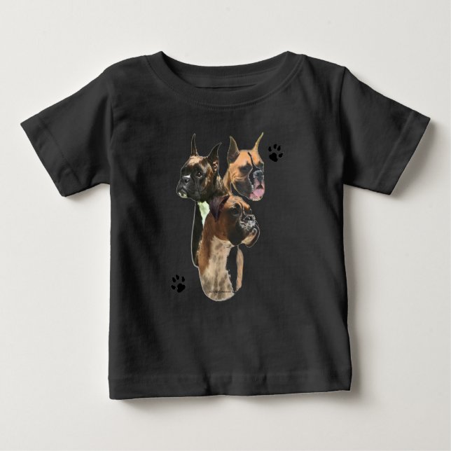 Boxer Trio Baby T-shirt (Vorderseite)