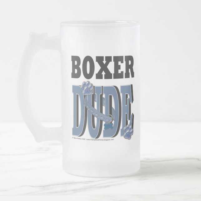 Boxer TYP Mattglas Bierglas (Links)