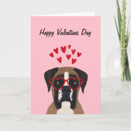 Boxer Valentines Liebe Dog Card - Hund Liebe Karte