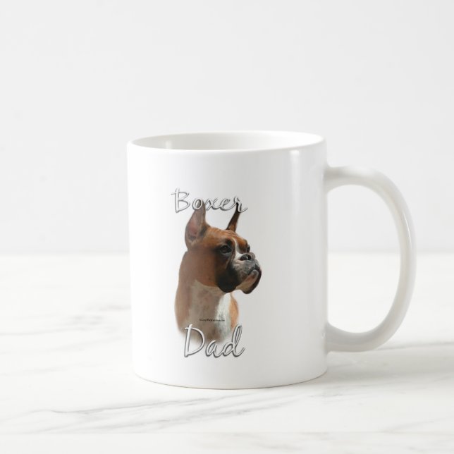 Boxer Vater 2 Kaffeetasse (Rechts)