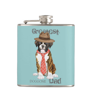 Boxer Vater Flachmann