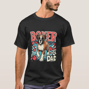 Boxer-Vater für Boxer-Hunde-Liebhaber T-Shirt