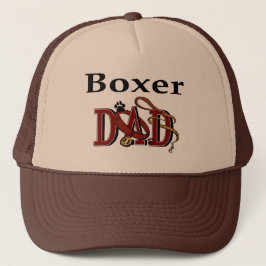 Boxer Vater Geschenke Truckerkappe