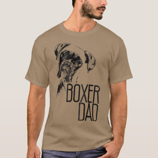 BOXER VATER HUNDE-GESICHT FÜR HUNDE LIEBER BOXER V T-Shirt