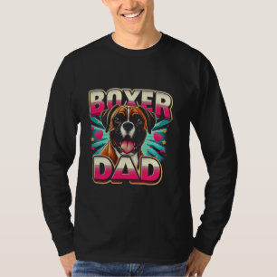 Boxer-Vater Lustiger Boxer-Hund Haustier Für Männe T-Shirt