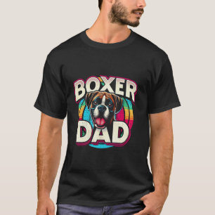 Boxer-Vater Lustiger Boxer-Hund Haustier Für Männe T-Shirt