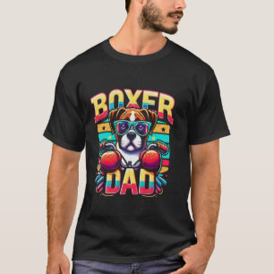Boxer-Vater Lustiger Boxer-Hund Haustier Für Männe T-Shirt