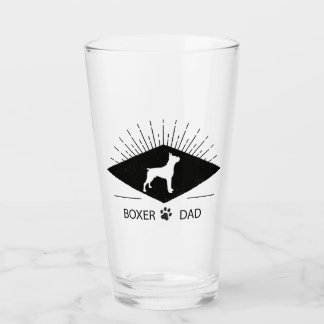 Boxer Vater Pint Glass Glas