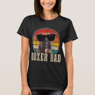 Boxer Vater Vintag Funny Boxer Dog Besitzer T-Shirt