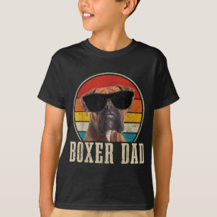 Boxer-Vater Vintage Lustiger Boxer-Hundebesitzer T-Shirt