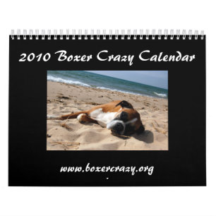 Boxer-verrückter Kalender 2010