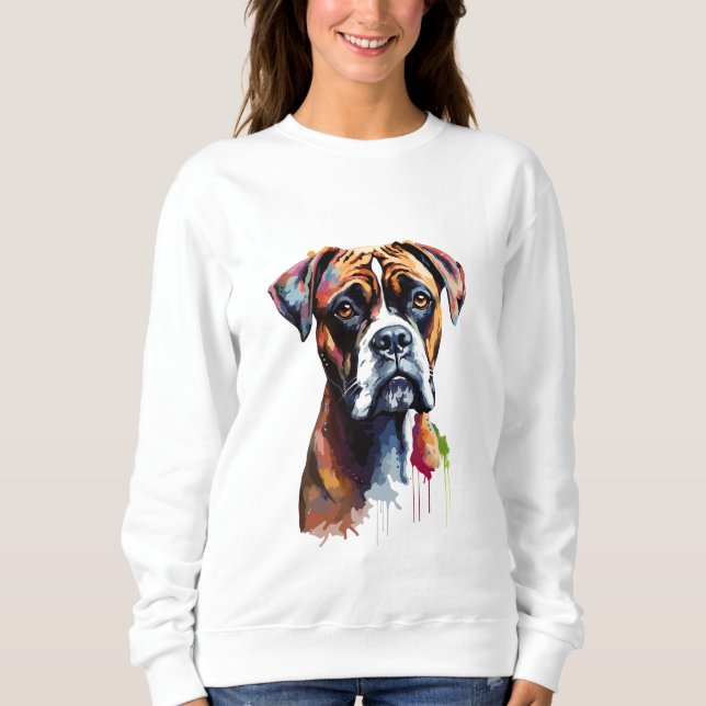 Boxer Vibranful und Colorful Sweatshirt (Vorderseite)