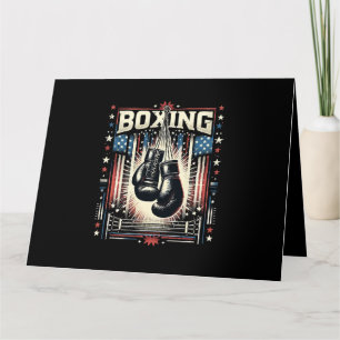 Boxer Vintag Bo - Boxer-Boxen Karte