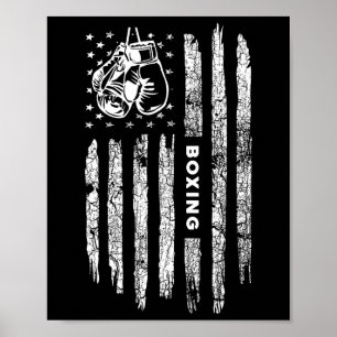Boxer Vintag Bo - Boxer-Boxen Poster