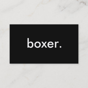 Boxer. Visitenkarte