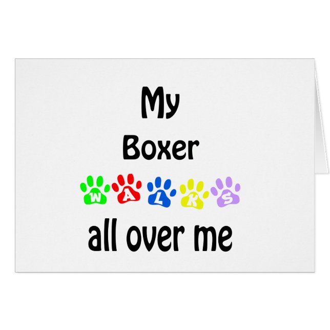 Boxer Walks Design (Vorderseite (Horizontal))