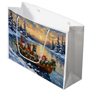 Boxer Weihnachtsboot Urlaub Große Geschenktüte