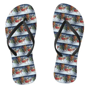 Boxer Weihnachtsfest Saison Flip Flops