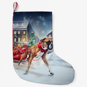 Boxer Weihnachtsfest Saison Kleiner Weihnachtsstrumpf