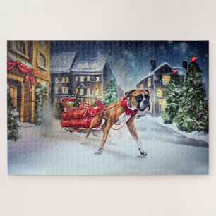 Boxer Weihnachtssaison Puzzle