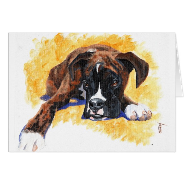 Boxer-Welpe (Vorderseite (Horizontal))