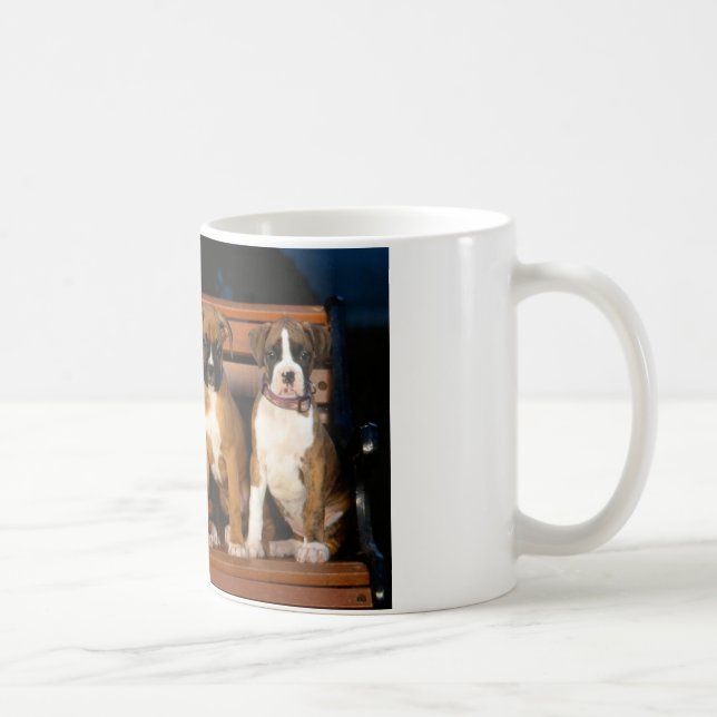 Boxer-Welpen-Tasse Tasse (Rechts)