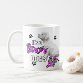 Boxer-Welpen - weißer Boxer-Hund Kaffeetasse