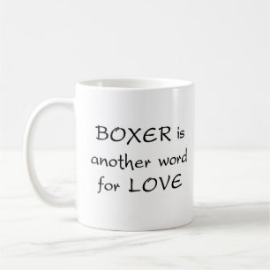 Boxer Wort Kaffee Tasse