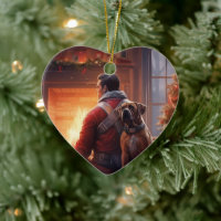 Boxergeschenk, Hausgeschenk, Hundefeuer, Weihnacht