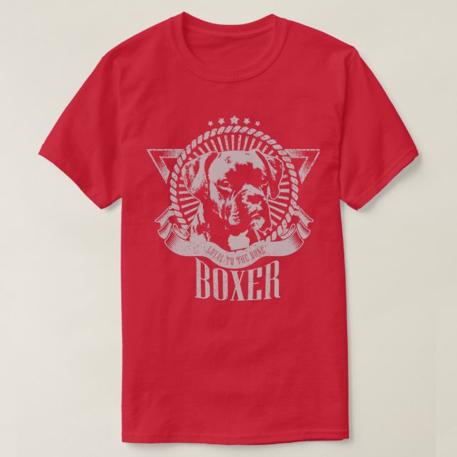 Boxerhund (6) T-Shirt (Design vorne)
