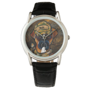 Boxerhund Armbanduhr