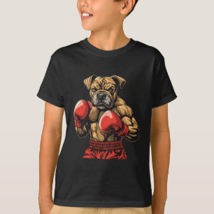Boxerhund Boxhandschuhe Grafik Für Männer Frauen M T-Shirt