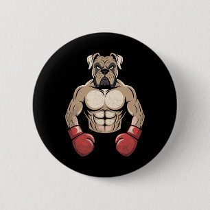 Boxerhund Boxhandschuhe Haustiere Hunde Boxer Männ Button