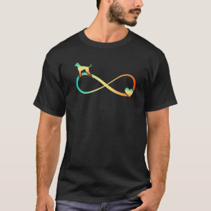 Boxerhund Endlos Liebe Herz Unendlichkeitssymbol V T-Shirt