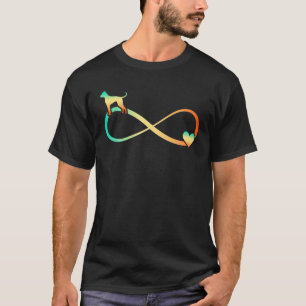 Boxerhund Endlos Liebe Herz Unendlichkeitssymbol V T-Shirt