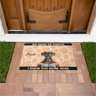 Boxerhund Fußmatte