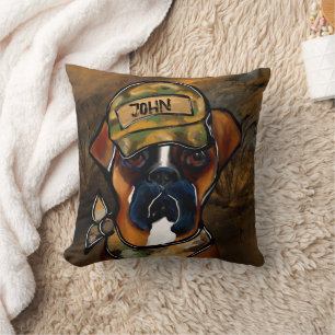 Boxerhund Kissen