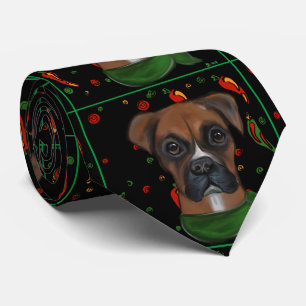 BOXERHUND KRAWATTE