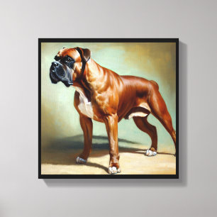 Boxerhund  leinwanddruck