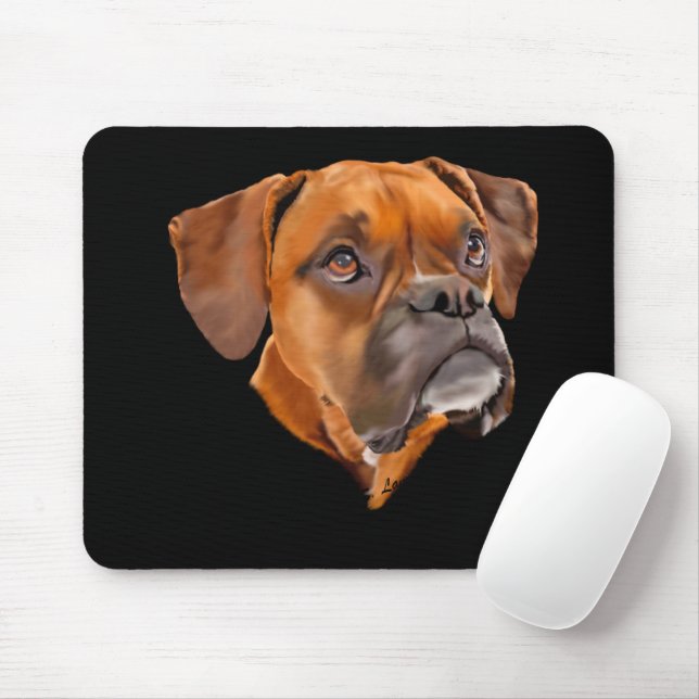 Boxerhund Mousepad (Mit Mouse)